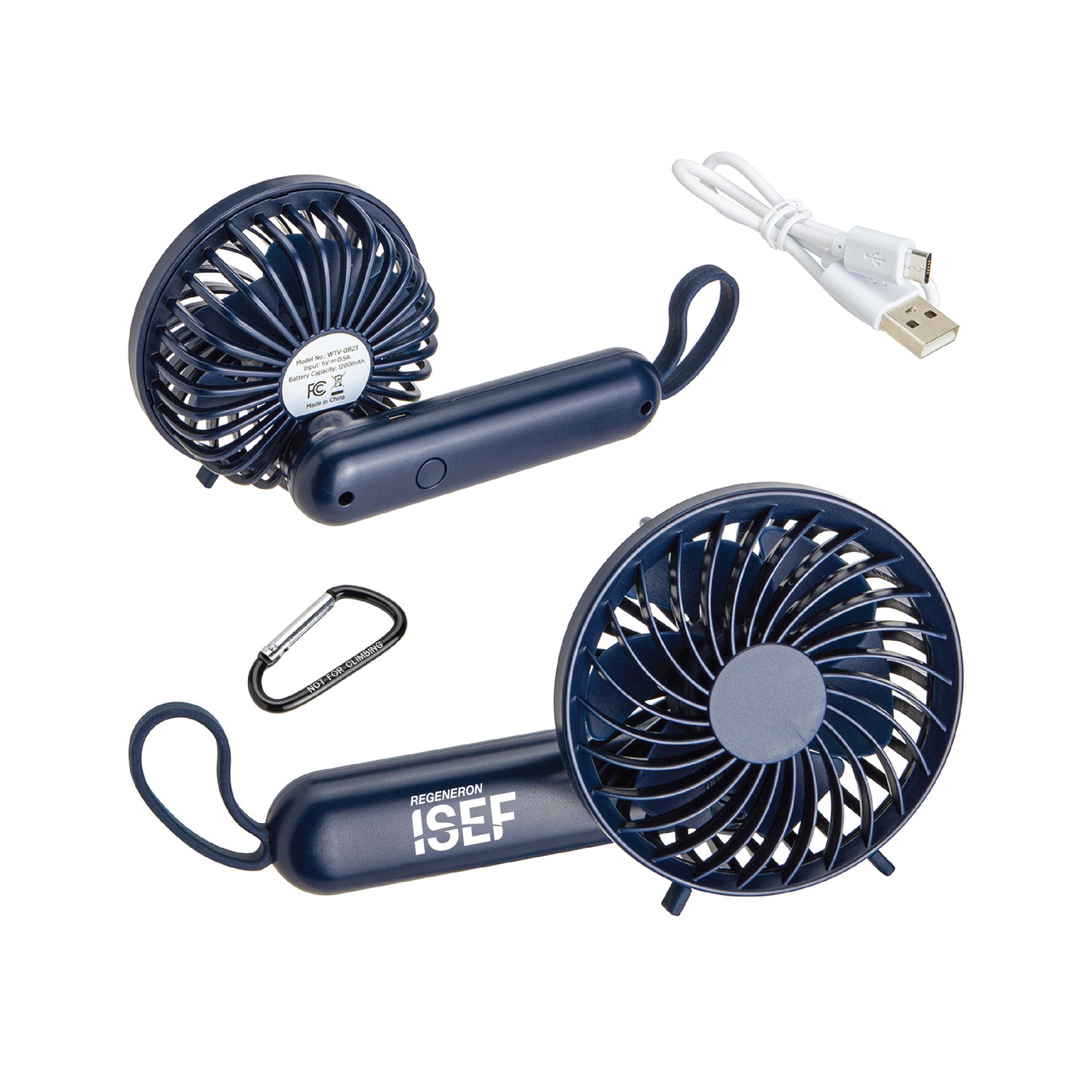 Rechargeable Regeneron ISEF Hand Fan